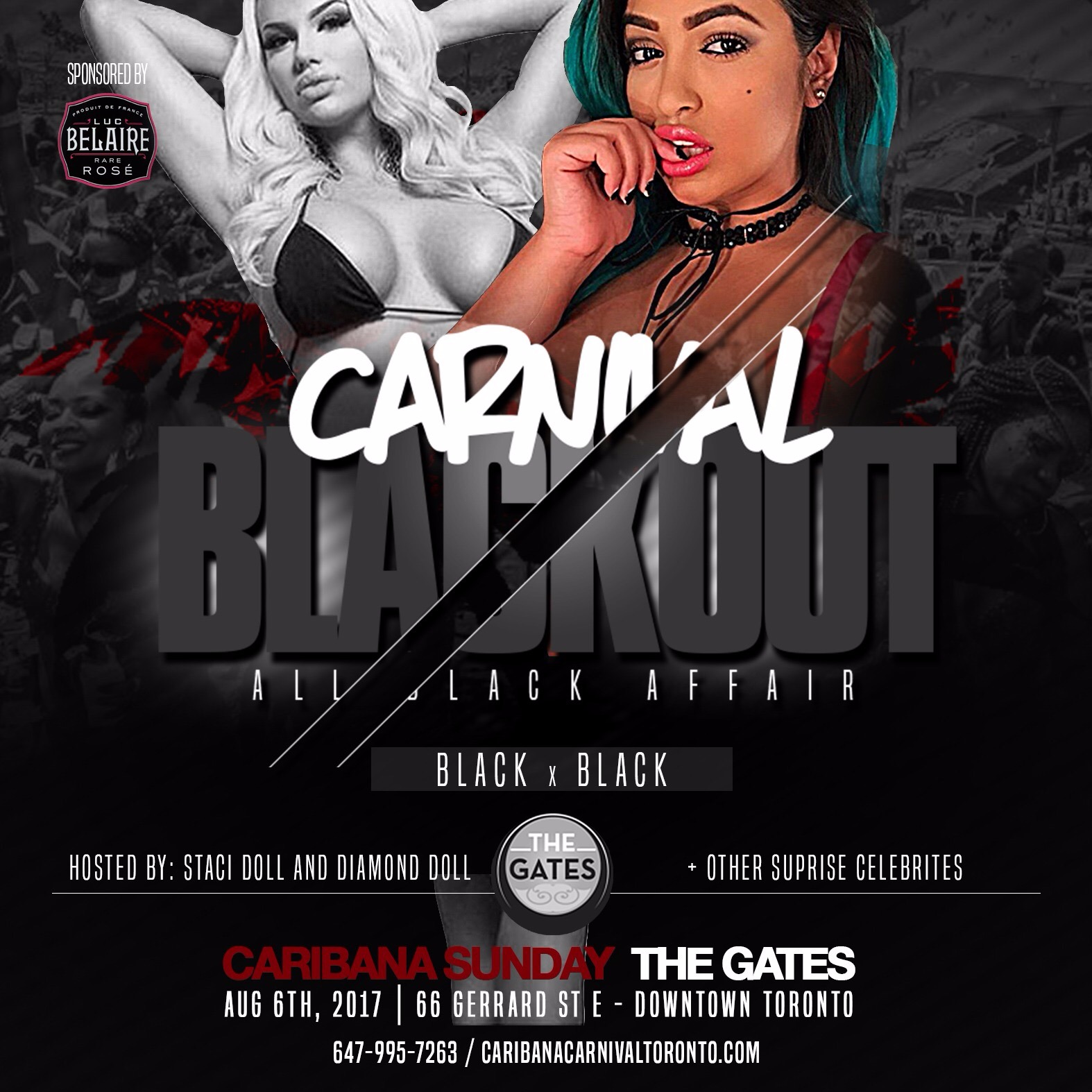 CARNIVAL BLACKOUT - ALL BLACK AFFAIR - BLACK X BLACK - Caribana Sunday