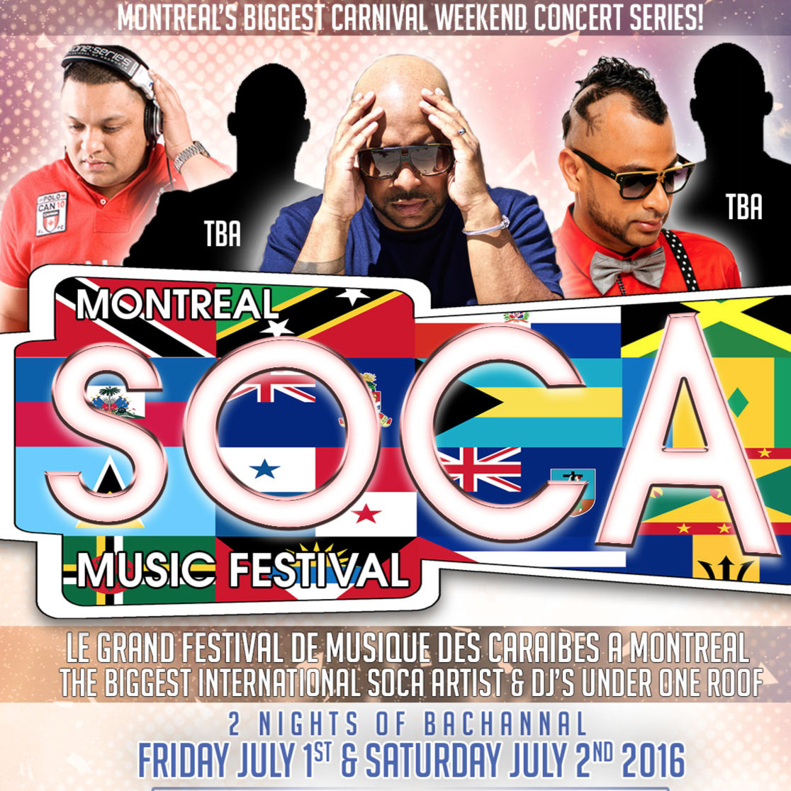 Ravi B , Flipo & Friends Montreal Soca Music Festival #night1  