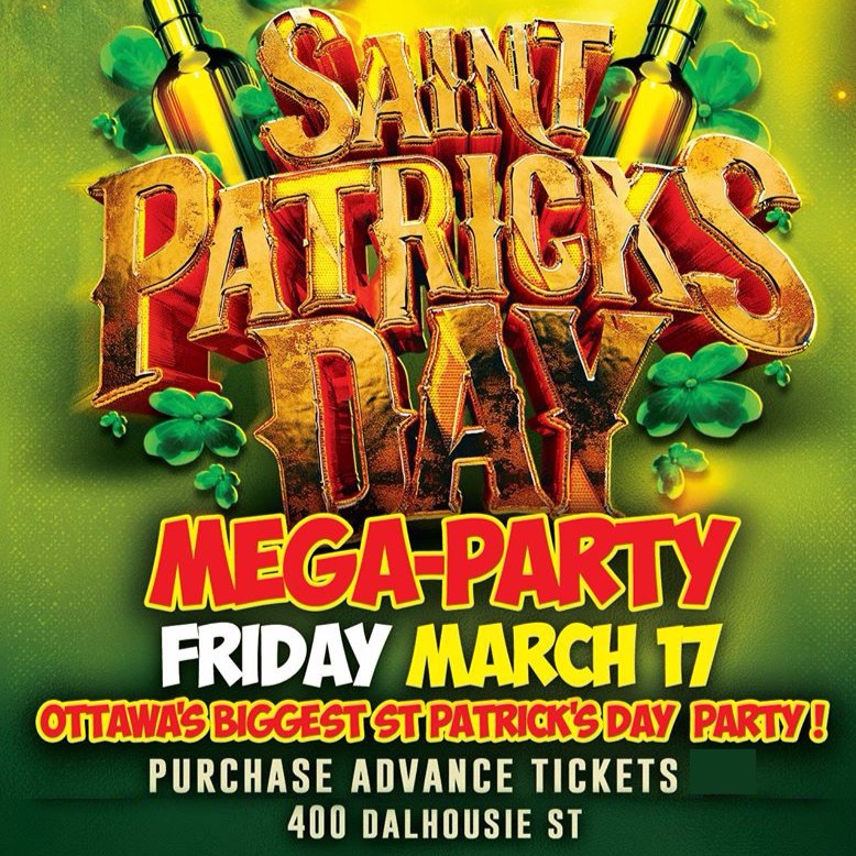 St Patrick's Day @ Bourbon Room // Fri March 17 (19+)