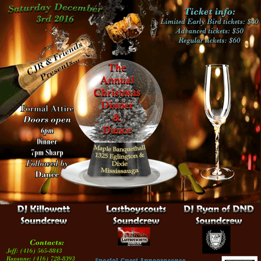 C.j.r. & Friends Presents: The Annual Christmas Dinner & Dance 