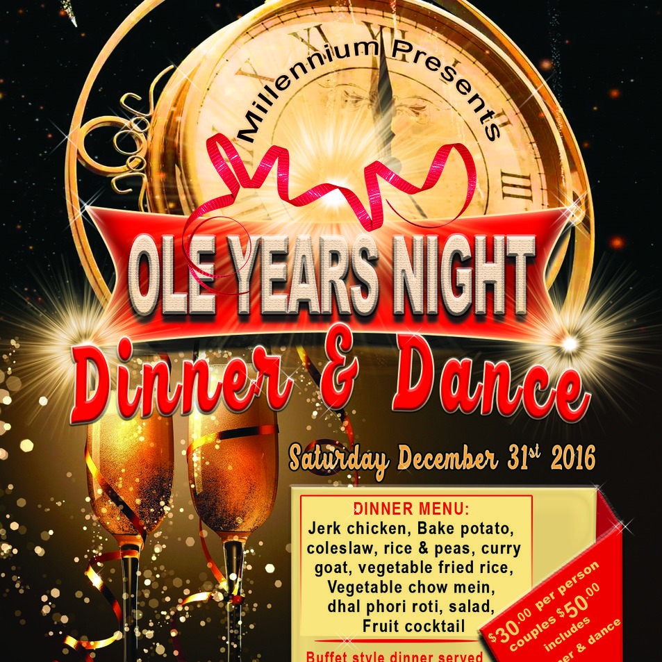 Millennium Presents Ole Years Night Dinner & Dance 