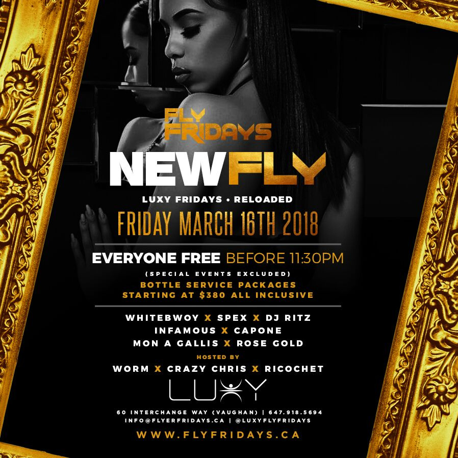 FLY FRIDAYS - NEW FLY | Each & Every Friday