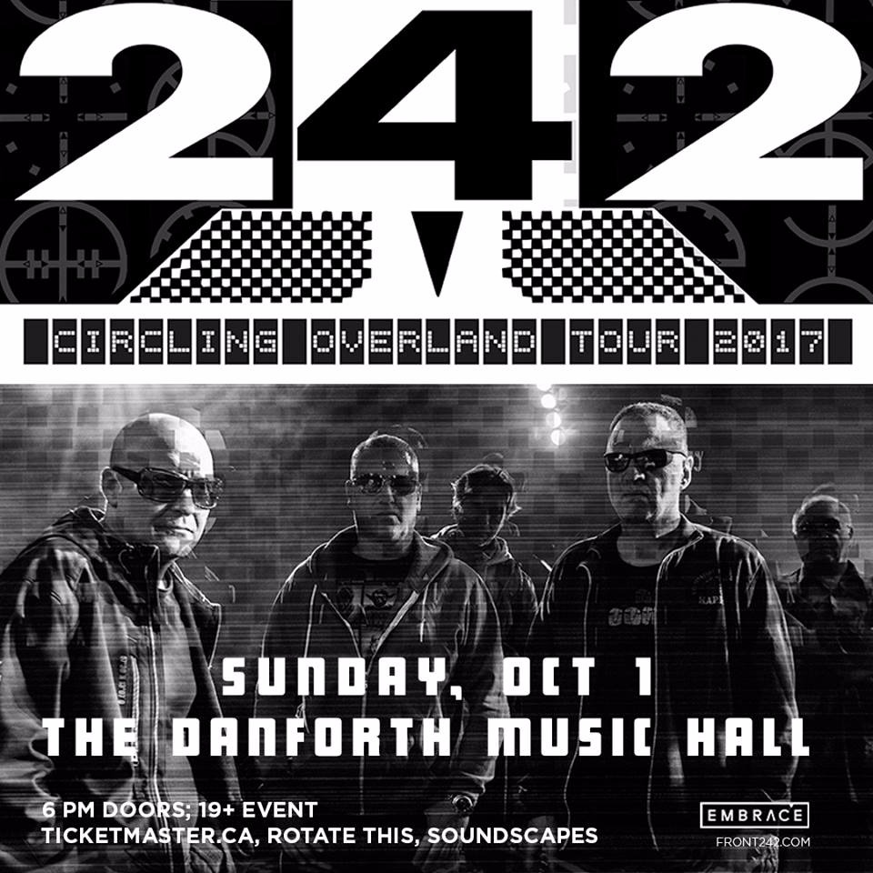 Front 242 Concert in Toronto at Danforth Music Hall Tickets