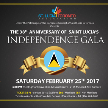 The 38th Anniversary Of Saint Lucia's Independence Gala 