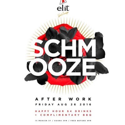 AFTER WORK SCHMOOZE FRIDAYS @ MAISON MERCER