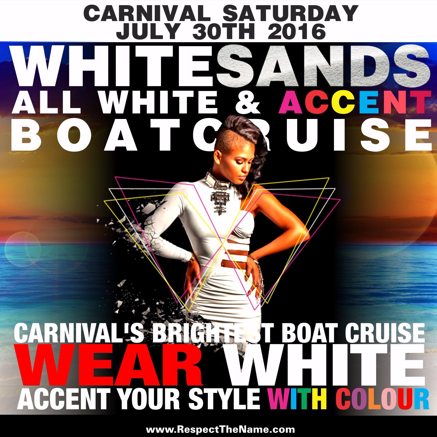 WHITESANDS - CARNIVAL SATURDAY WHITE ACCENT BOAT CRUISE