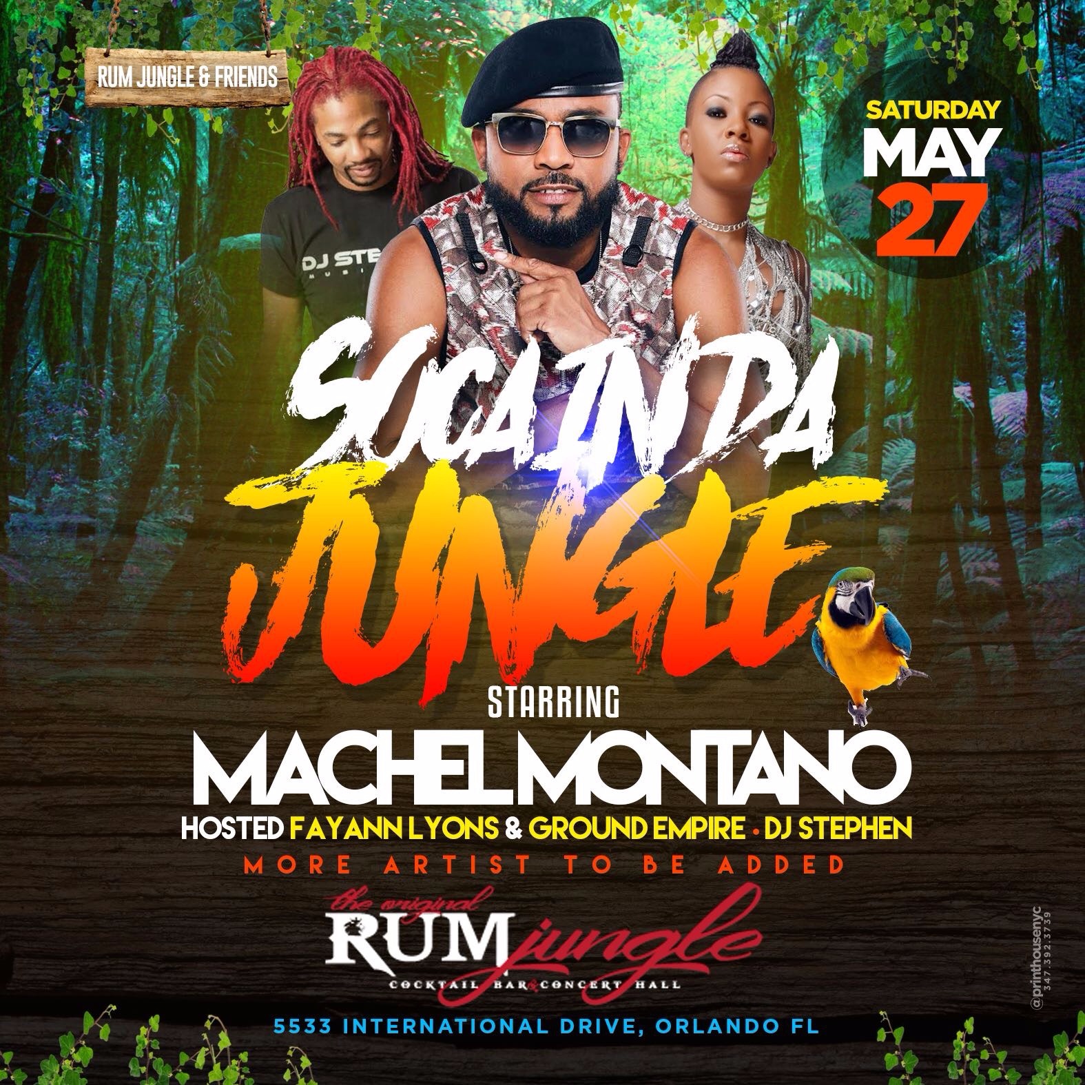 SOCA IN DA JUNGLE - MACHEL MONTANO