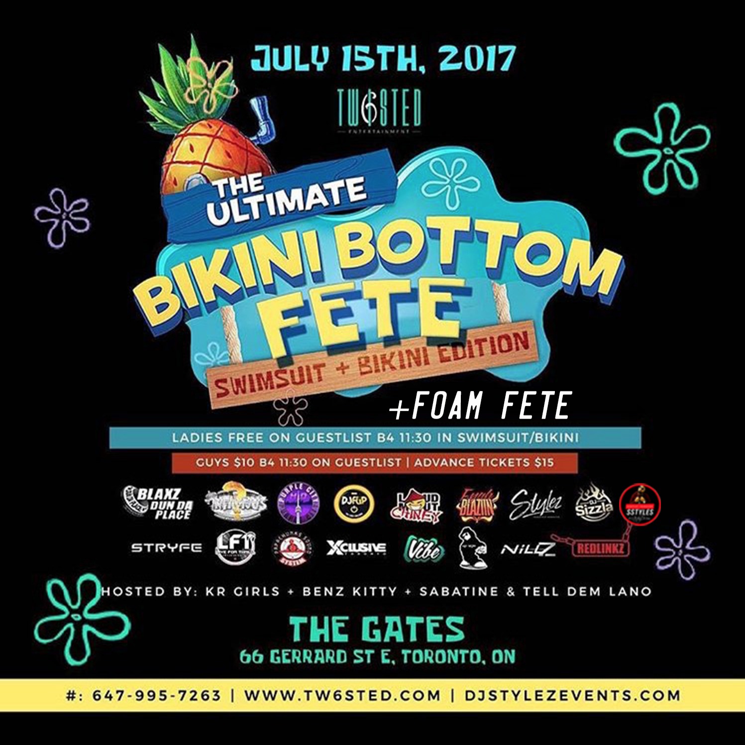 BIKINI BOTTOM FETE | SWIMSUIT + BIKINI EDITION | FOAM PARTY