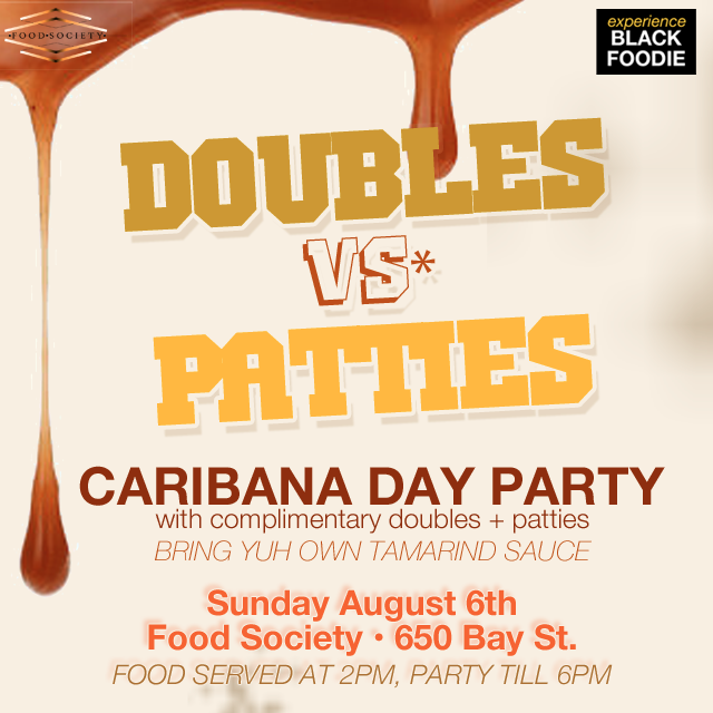 DOUBLES vs PATTIES • Caribana Sunday Day Party (Food Inclusive)