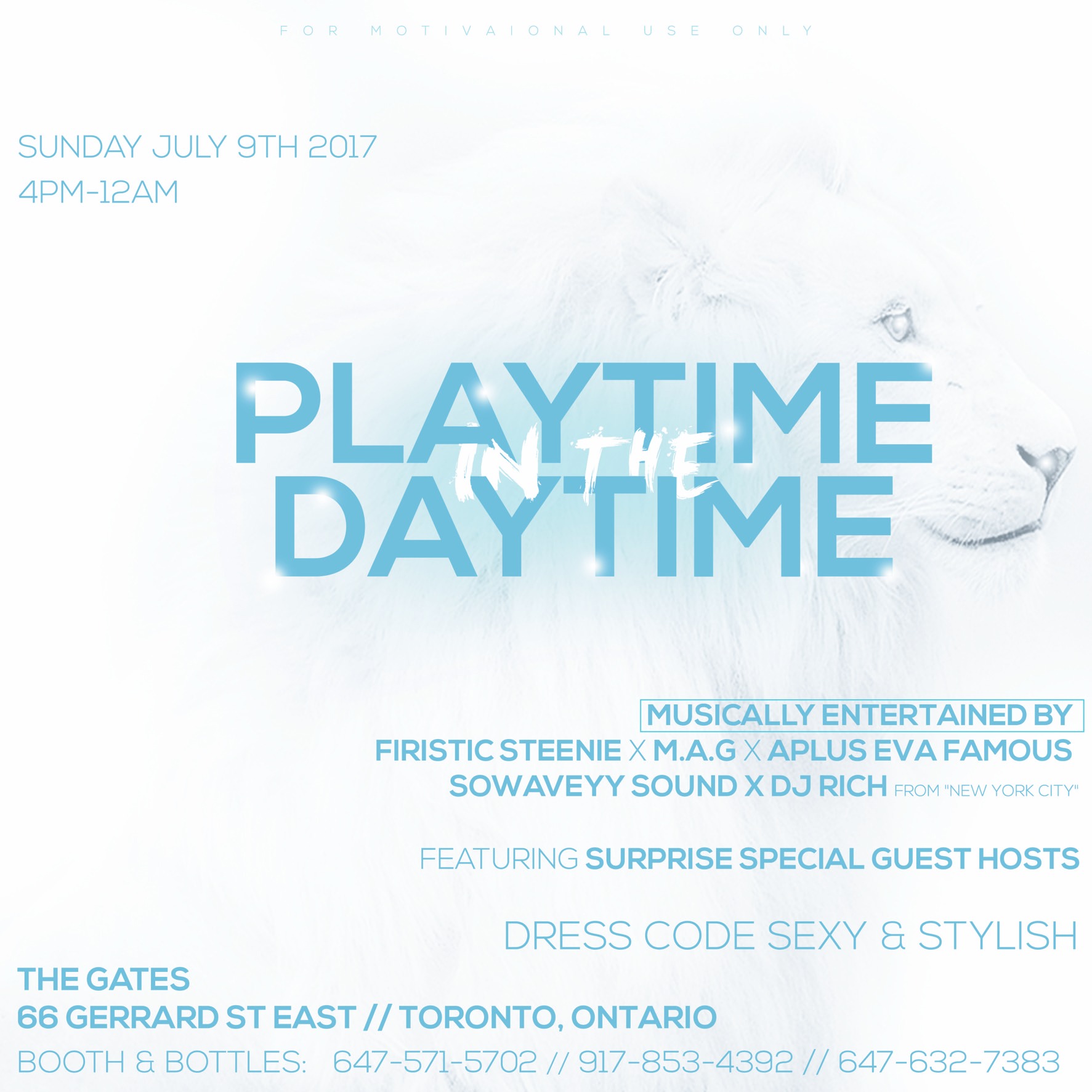 PLAYTIME IN THE DAYTIME