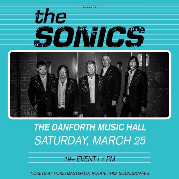 The Sonics at Danforth Music Hall