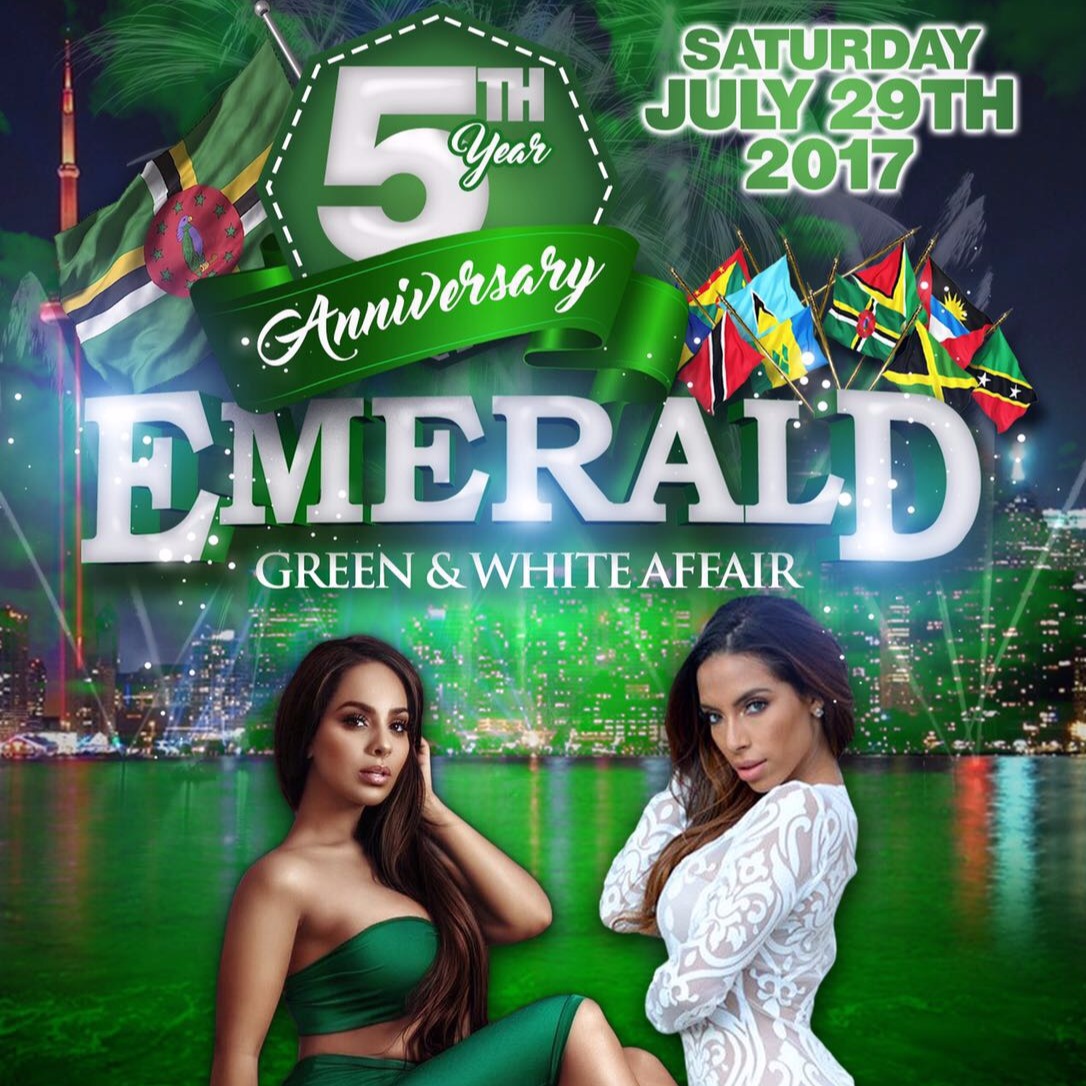 EMERALD | Green & White Affair