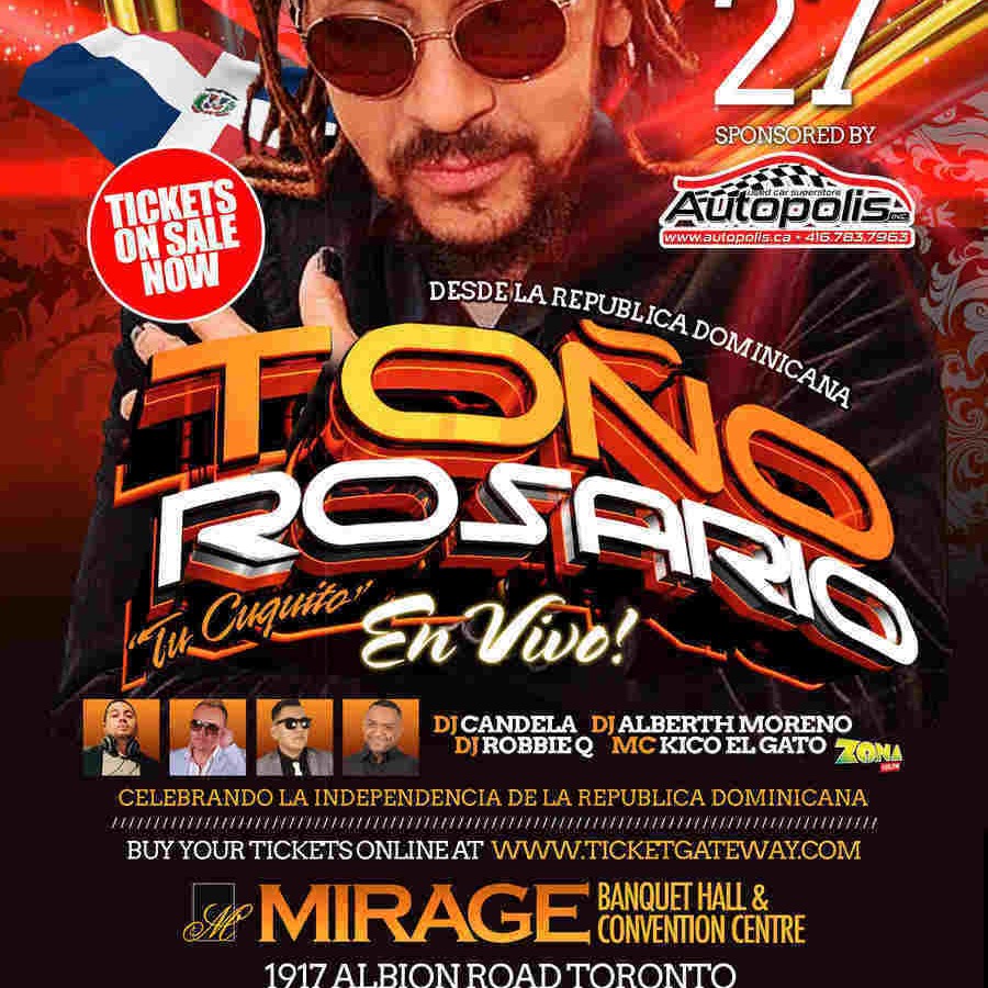 Toño Rosario Live