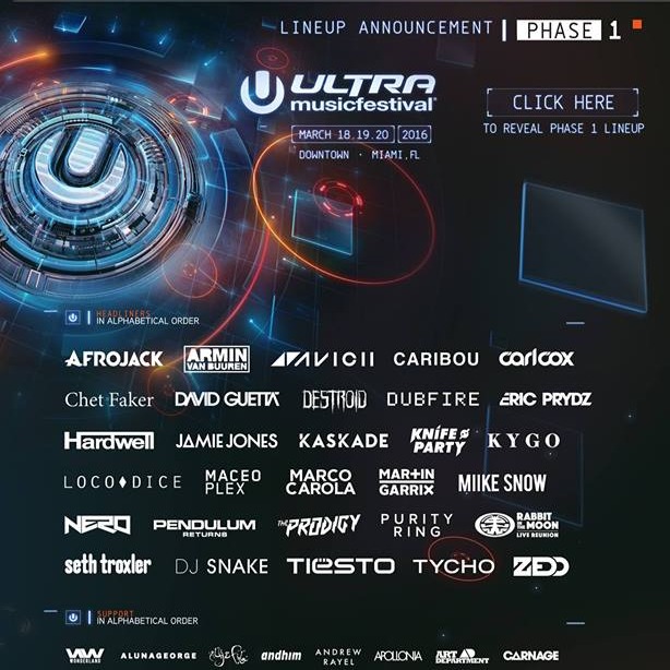 2016 ultra music festival flyers for all ultra music festival