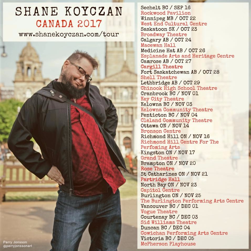Shane Koyczan at Richmond Hill Centre For The Performing Arts