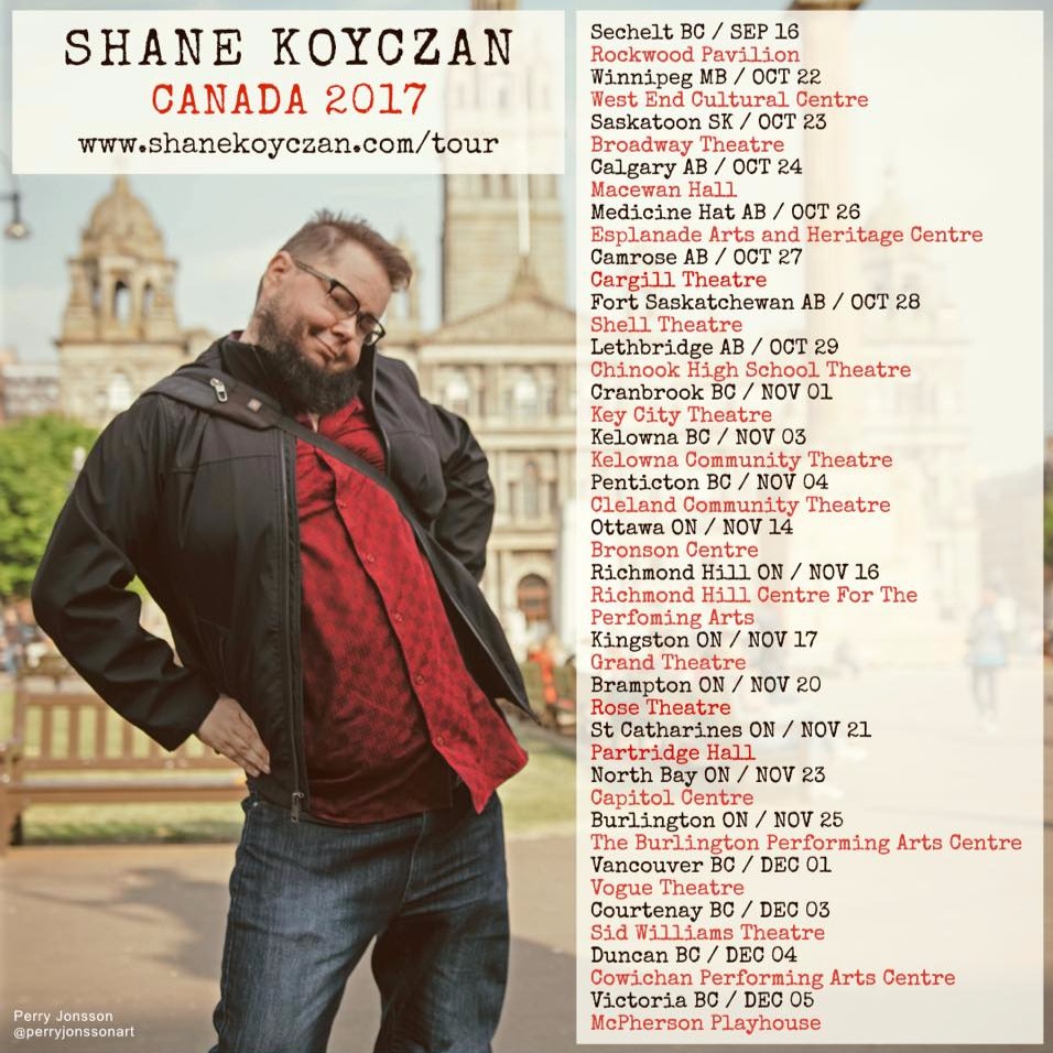 Shane Koyczan At Richmond Hill Centre For The Performing Arts 