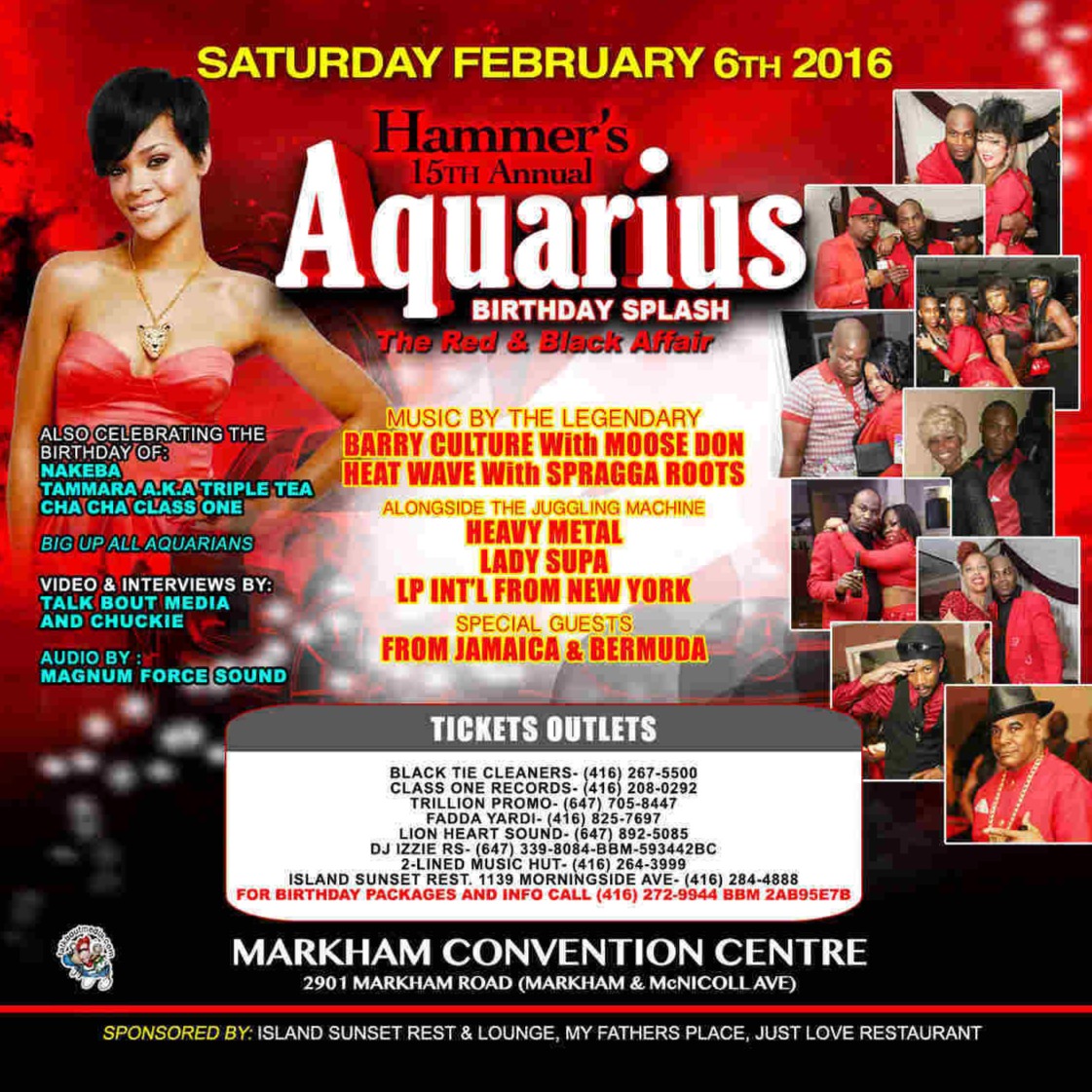 Hammer's 15th Annual Aquarius Birthday Splash 