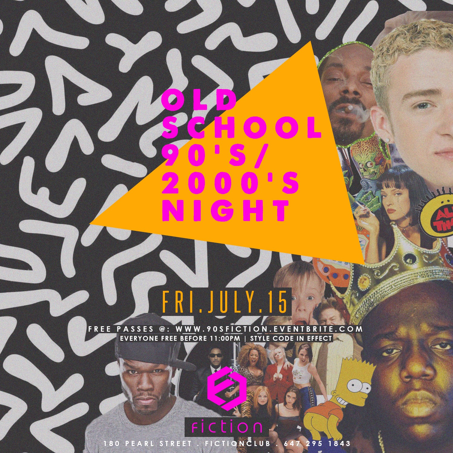 Old School 90s/2000s Night at Fiction // Fri July 15 | Everyone Free