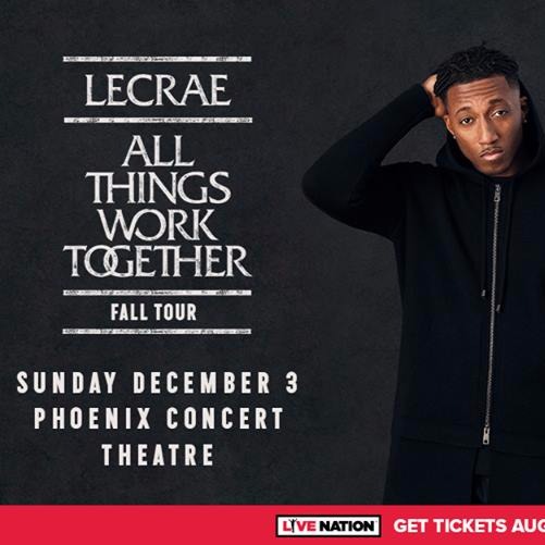 Lecrae Live in Concert at Phoenix Concert Theatre Tickets