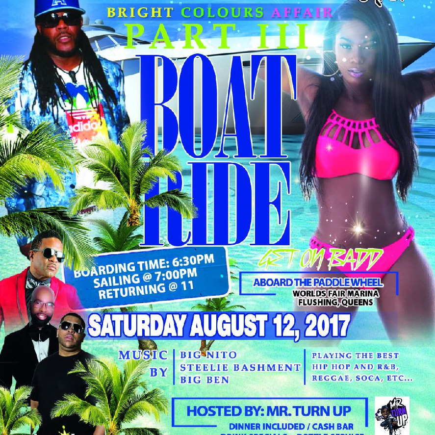 ROYAL BLUE & WHITE BRIGHT COLOURS AFFAIR BOAT RIDE PART III GET ON BADD!!