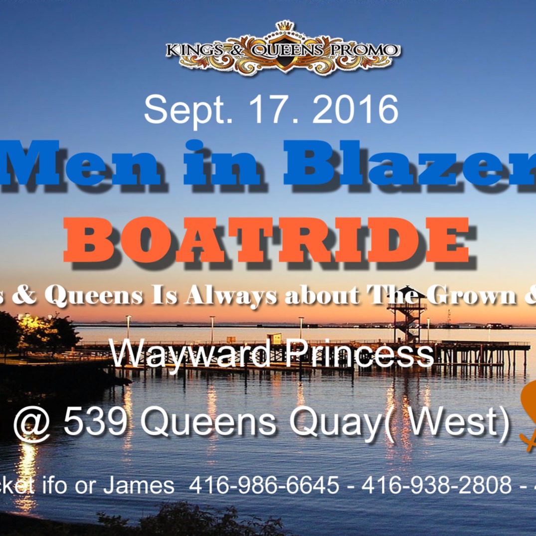 KINGS & QUEENS PROMO - MEN IN BLAZER BOATRIDE