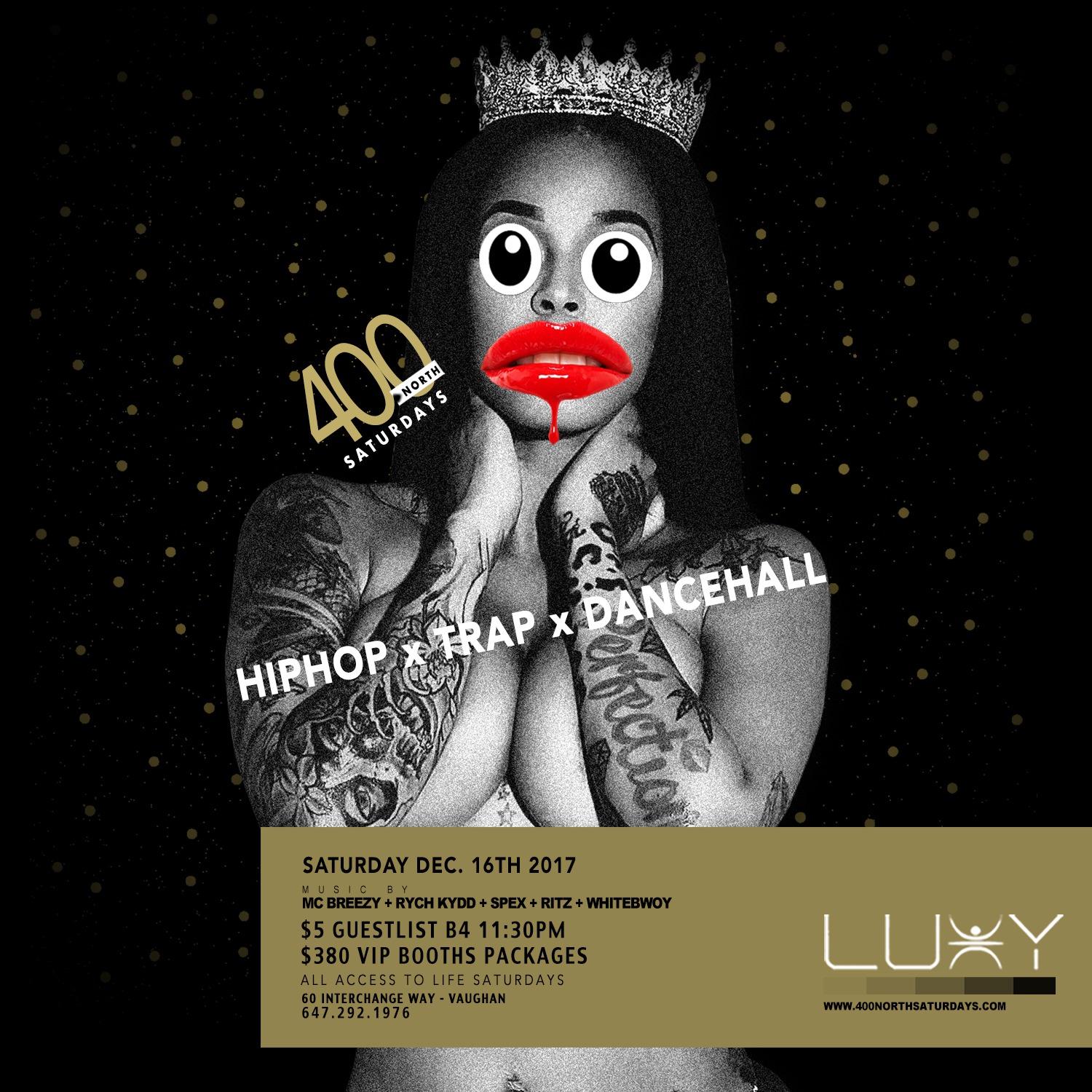 400 NORTH SATURDAYS - HIPHOP x TRAP x DANCEHALL