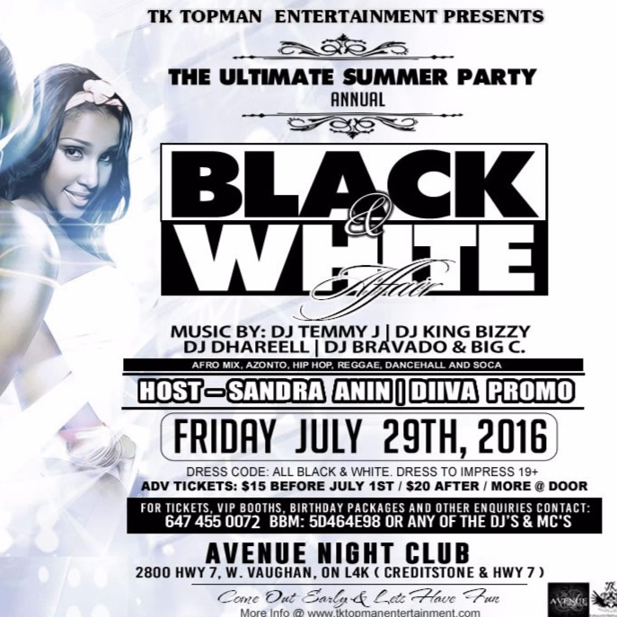 The ULTIMATE SUMMER PARTY | BLACK AND WHITE AFFAIR