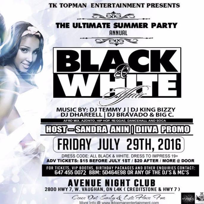 The Ultimate Summer Party | Black And White Affair 