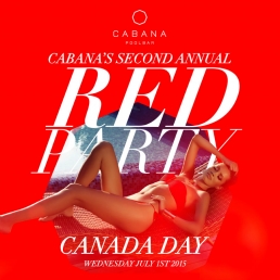 CABANA RED PARTY