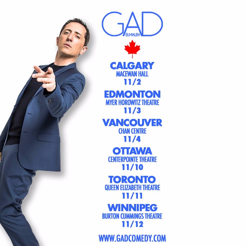 Gad Elmaleh At Centrepointe Theatre 