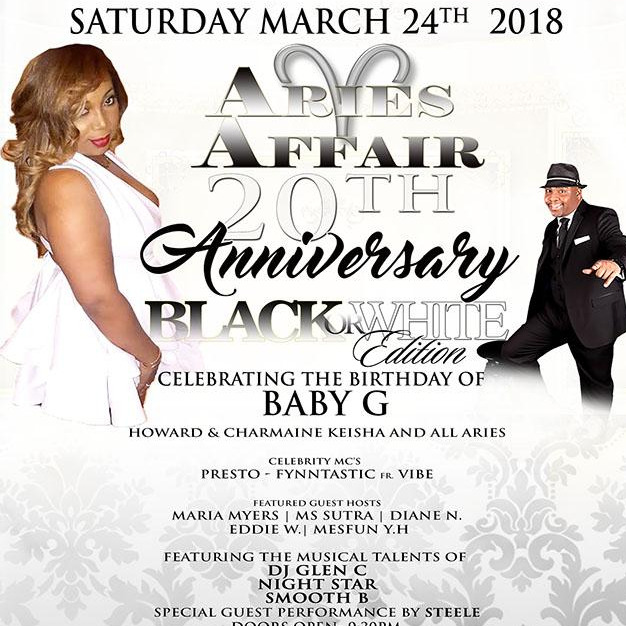 The Aries Affair. 20th Annual Black OR White Editon