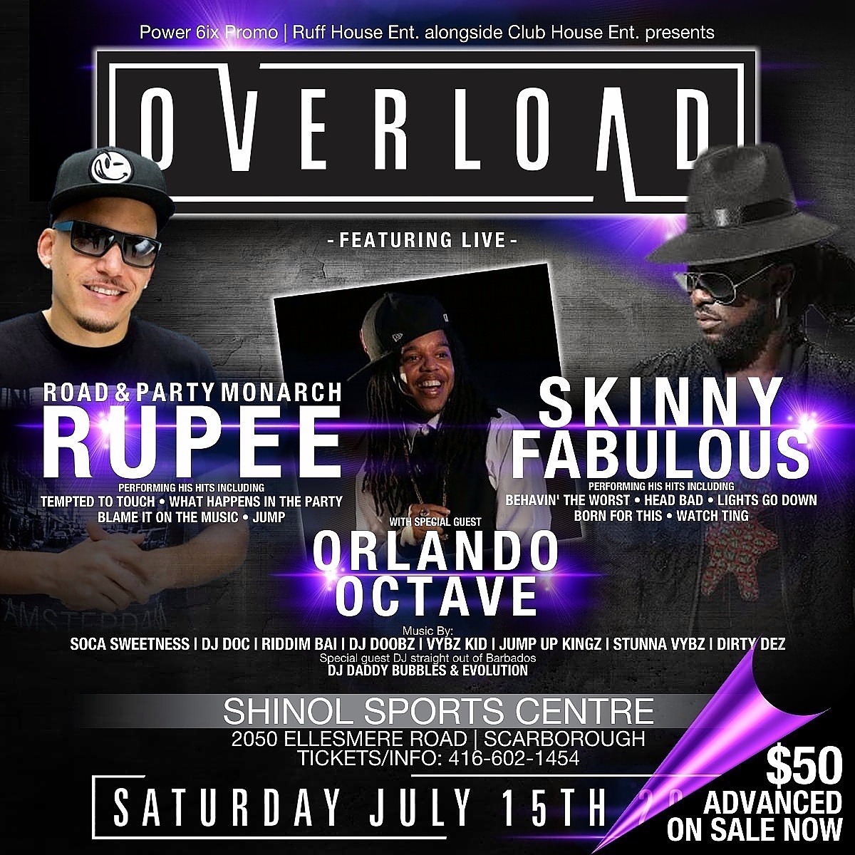 Overload | Live Entertainment Ft.  Rupee | Skinny Fabulous | Orlando Octave 