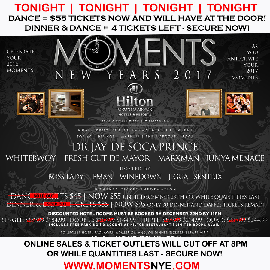 Moments at The Hilton Hotel  - New Year's Eve Hotel Gala