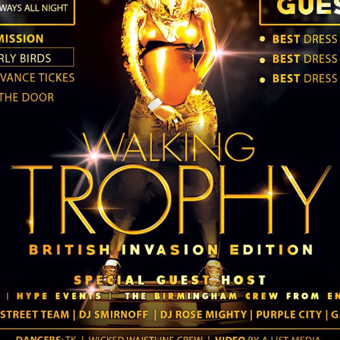 Walking Trophy British Invasion 