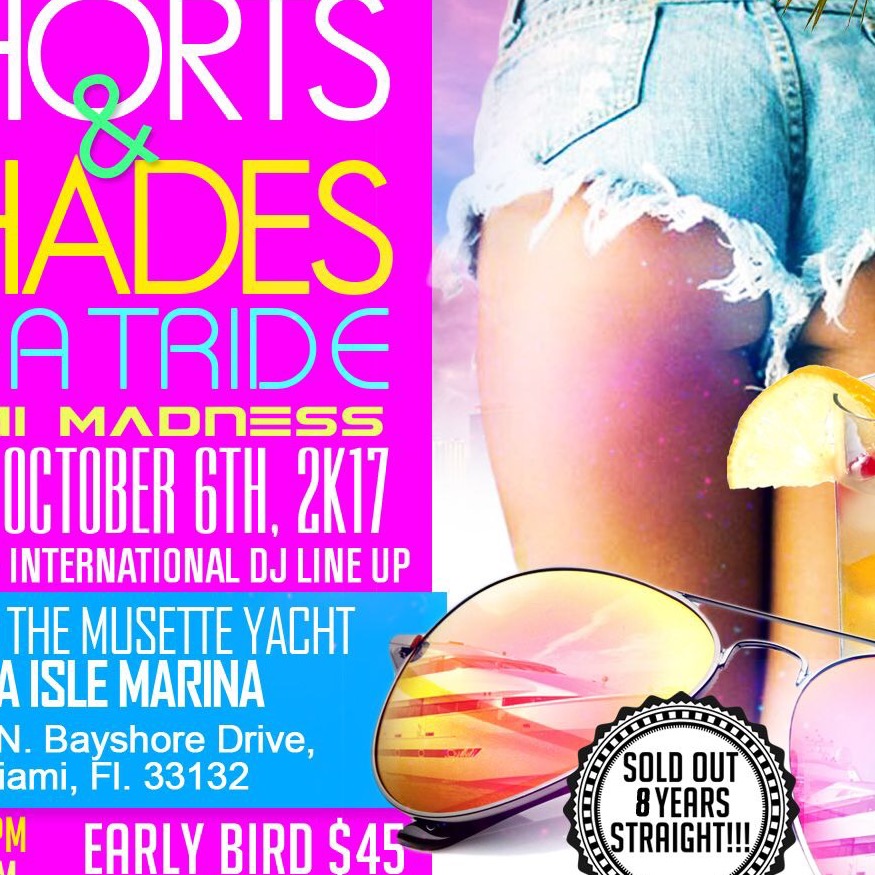 MIAMI SHORTS AND SHADES BOATRIDE 2017