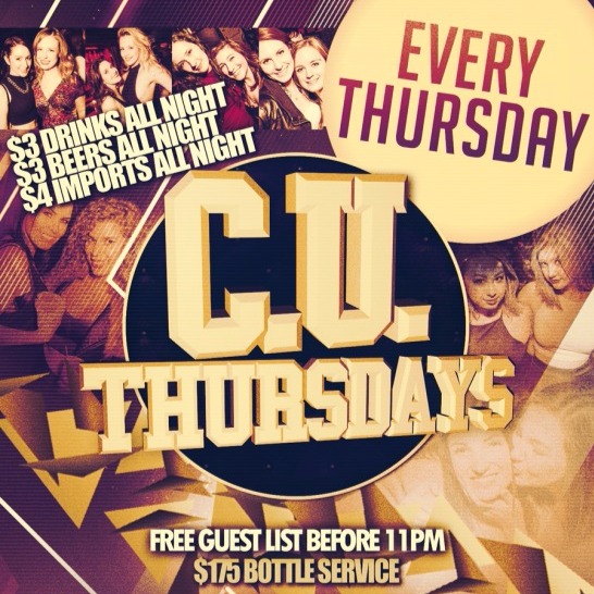 C.U. THURSDAYS @ BAR 244