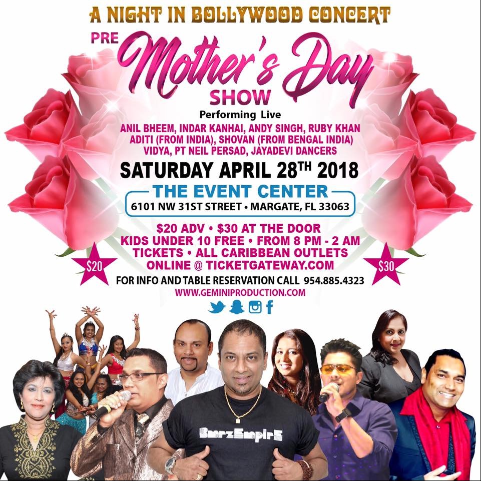 Pre Mothers Day Show - Bollywood Concert 
