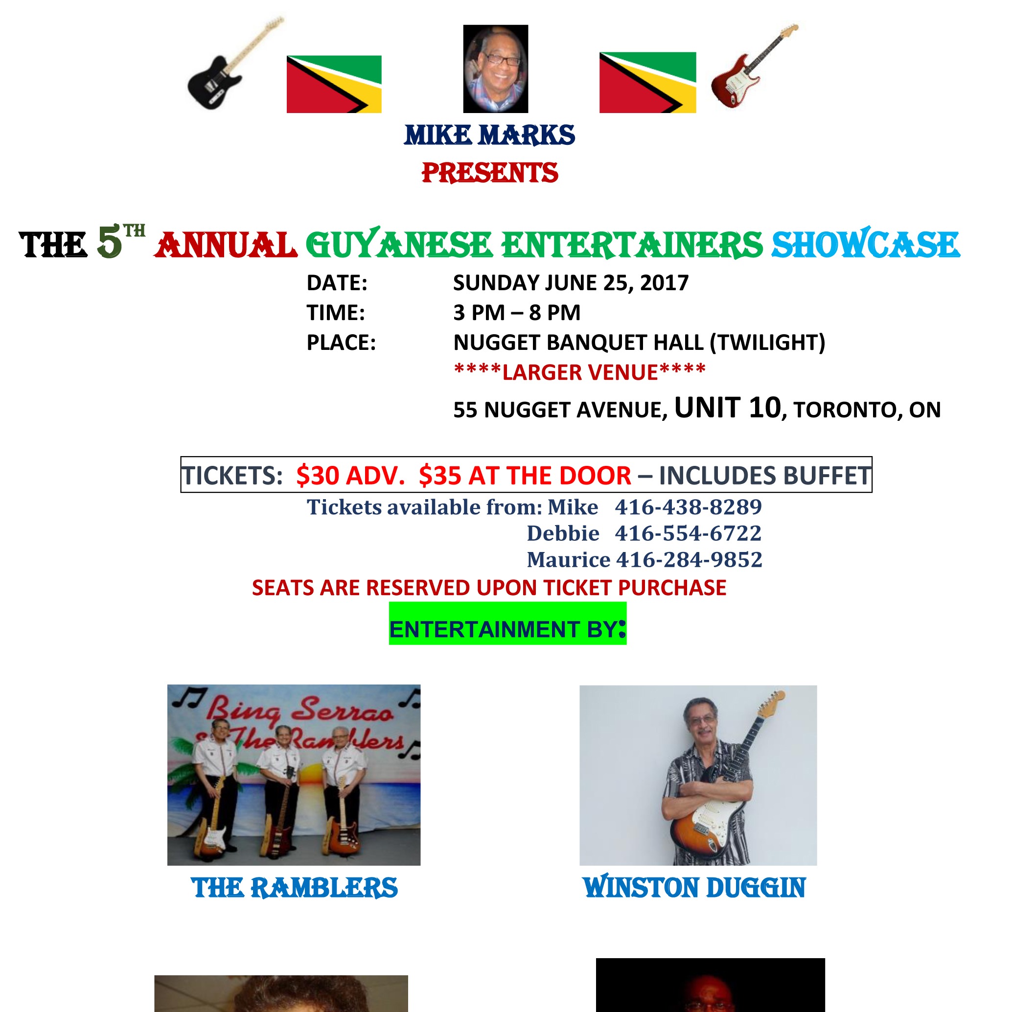 THE 5th ANNUAL GUYANESE entertainers SHOWCASE