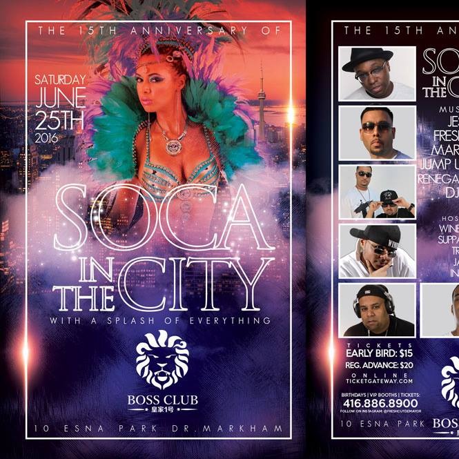 SOCA IN THE CITY @BOSS CLUB