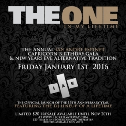 THE ONE | LIFETIME - The Annual Ian Andre Espinet x Capricorn Gala