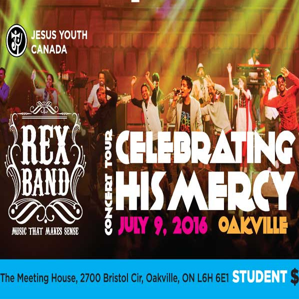 Rexband Celebrating His Mercy Concert Tour // July 9th 