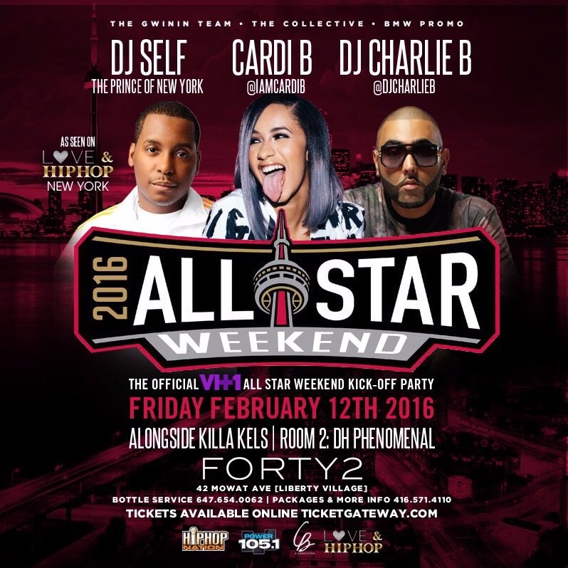 ALL STAR WEEKEND FT. DJ SELF, CARDI B & DJ CHARLIE B