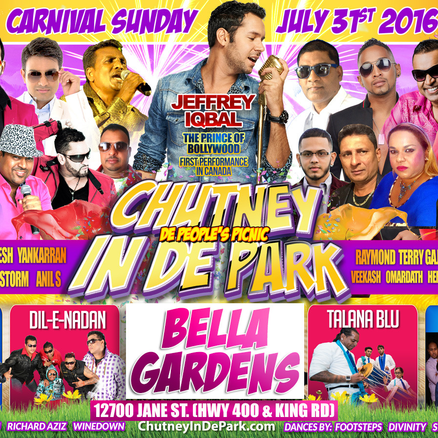 CHUTNEY IN DE PARK FESTIVAL