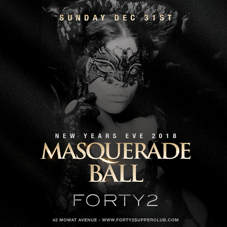 Masquerade Ball @ Forty2 Supperclub 
