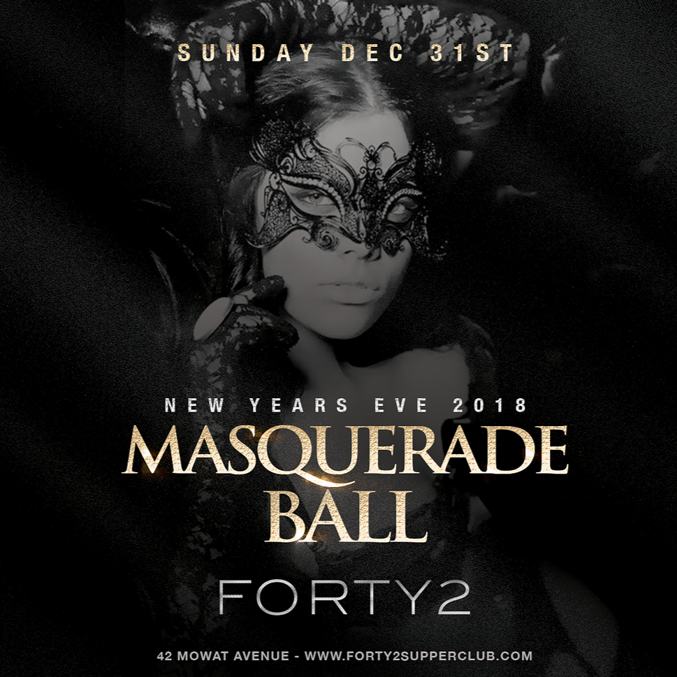 Masquerade Ball @ Forty2 Supperclub