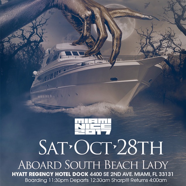 Miami Nice 2017 Annual Halloween Yacht Party 