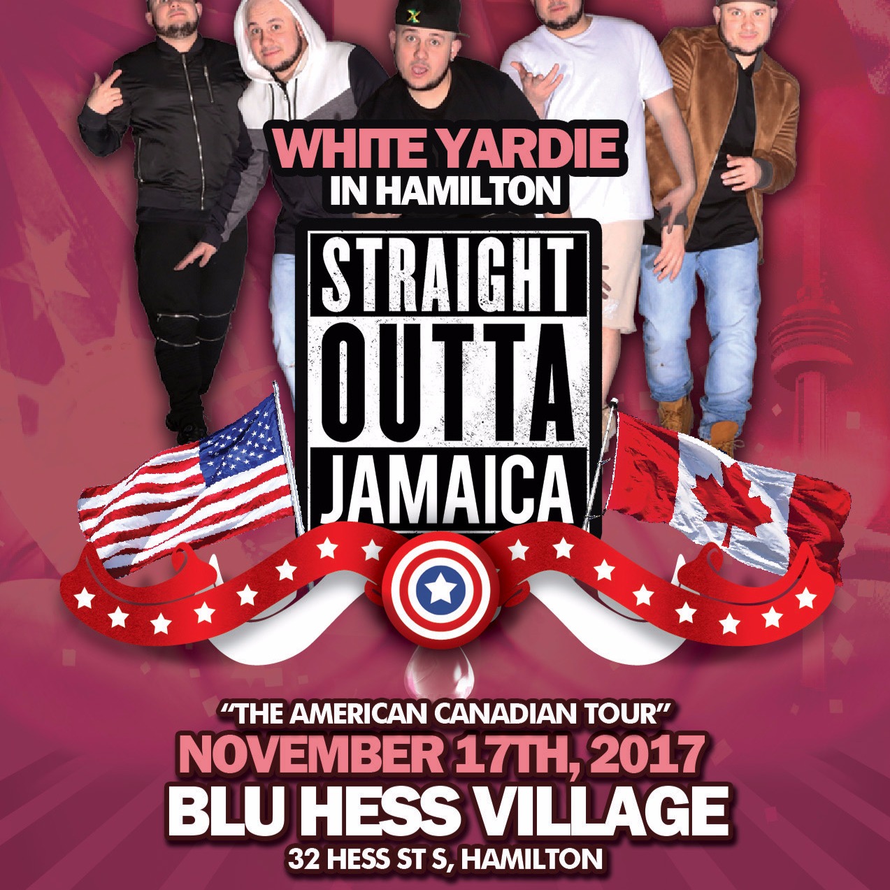 White Yardie & Juice Comedy Present Straight Outta Jamaica Tour - Hamilton 