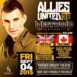 ALLIES UNITED TOUR Featuring TIM WESTWOOD | September 4th