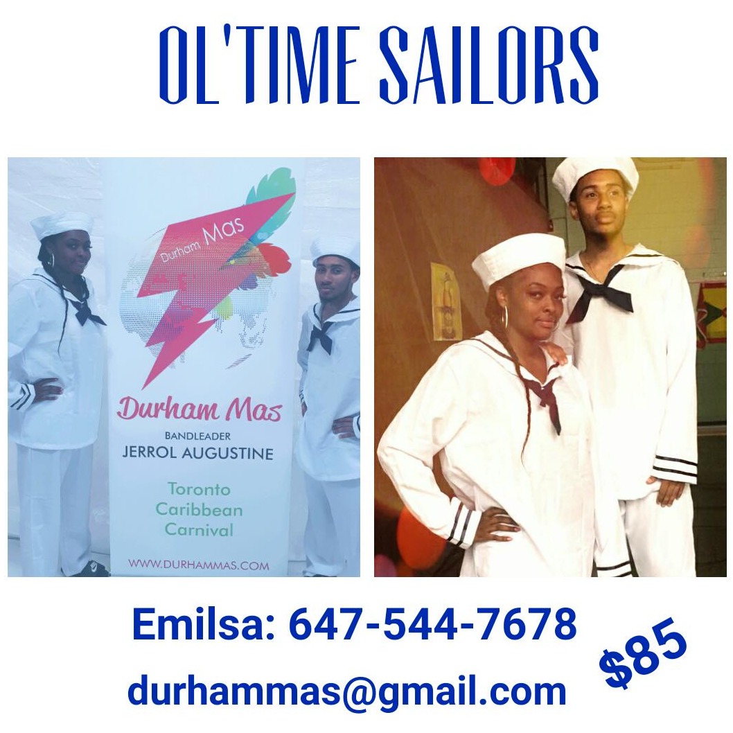 Sailors Durham Mas Costumes 2017