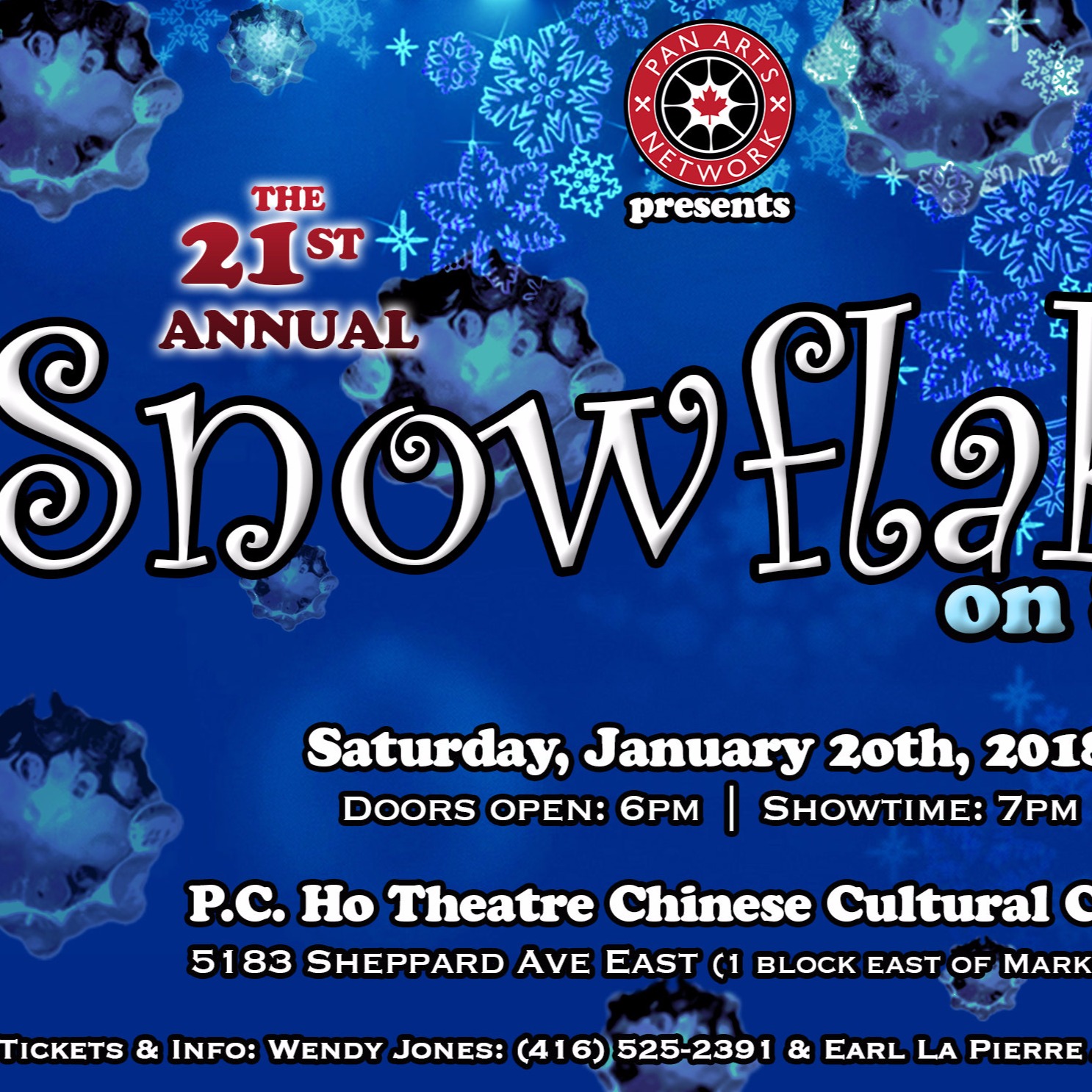 21st ANNUAL SNOWFLAKES ON STEEL